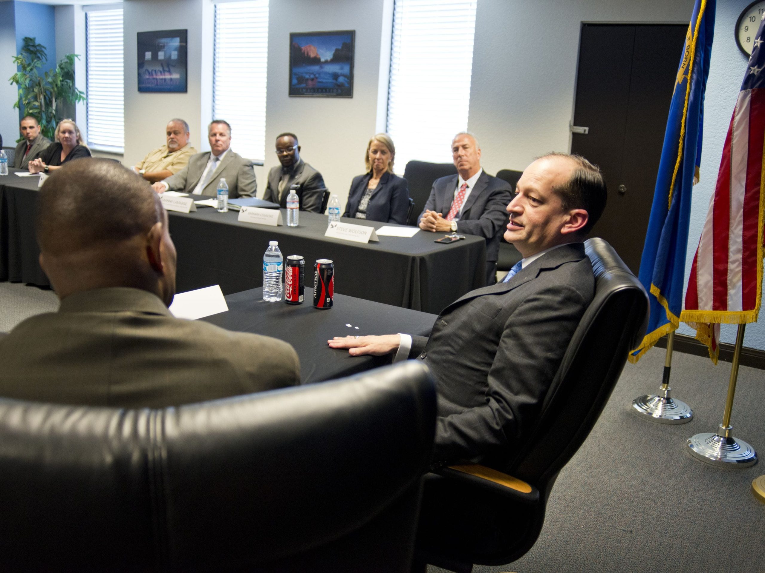 Secretary of Labor Alexander Acosta at Round Table Discussion