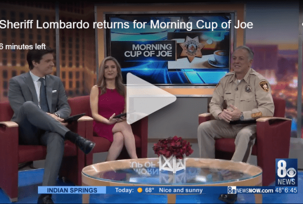 Sheriff Lombardo returns for Morning Cup of Joe