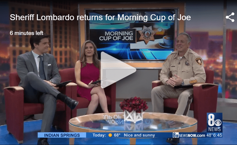 Sheriff Lombardo returns for Morning Cup of Joe